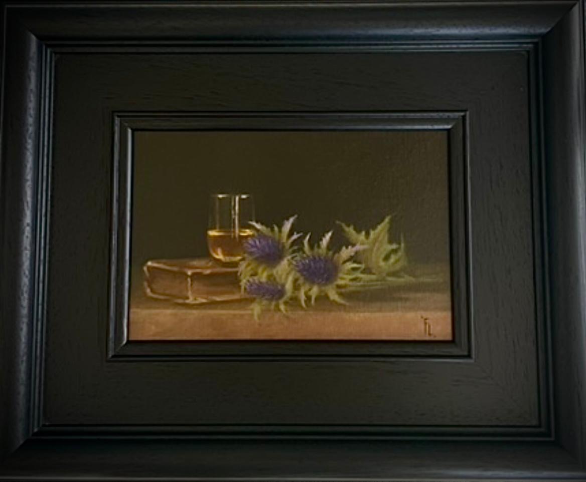 'A book, a thistle and a wee dram' - Available Exclusively at Scotland Art