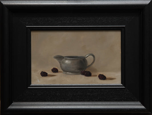 'Blackberries and Pewter Jug' - Available Exclusively at Fotheringham Gallery