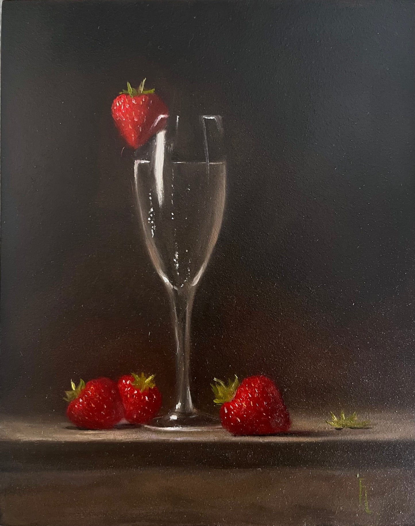 'Champagne and Strawberries' - Available Exclusively at Fotheringham Gallery