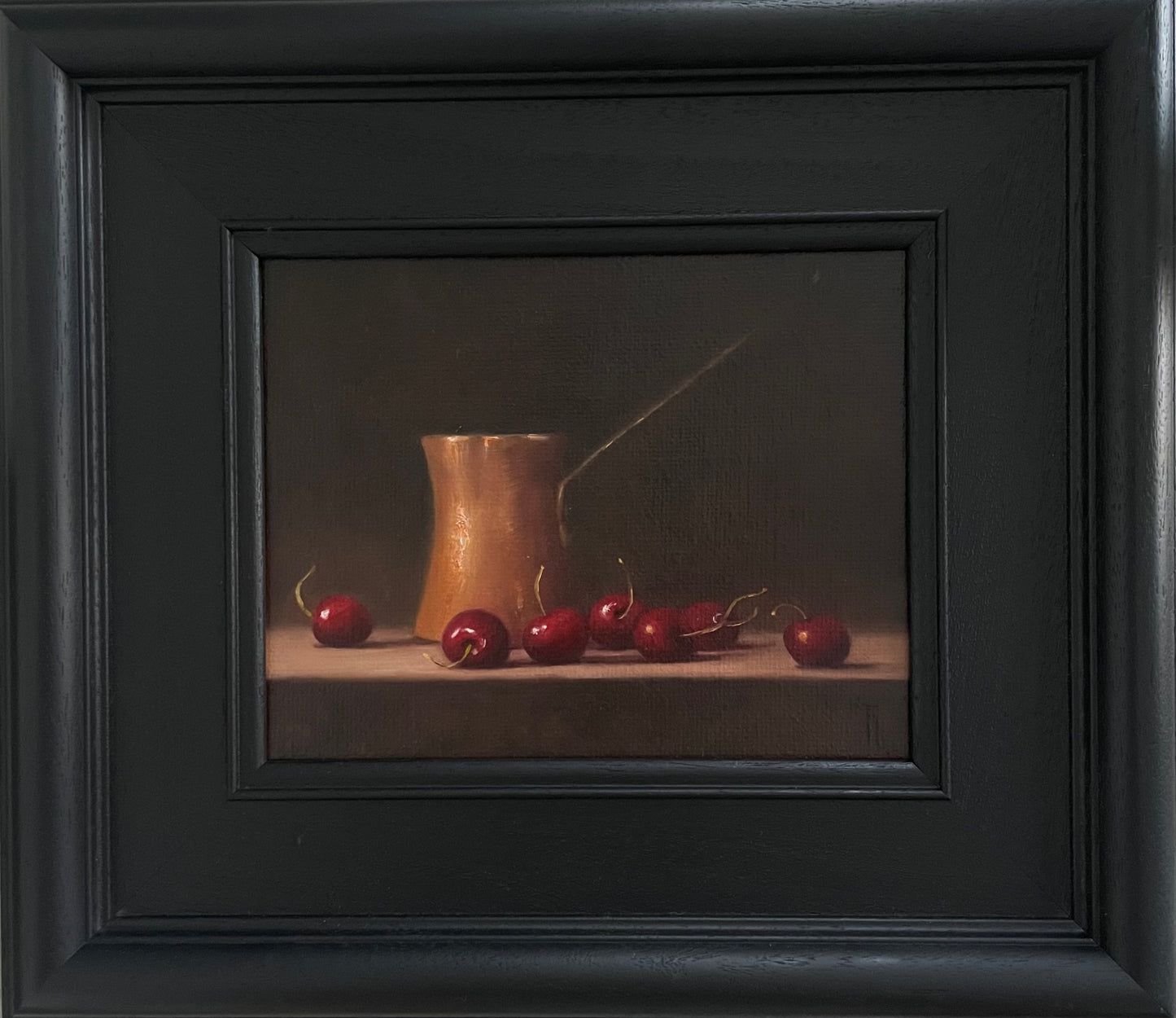 'Cherries and Copper Pot'